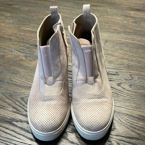 Paolo Wedge Booties Pink Shoes 6.5